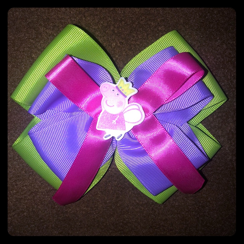 peppa pig bow